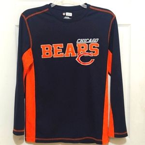 NFL Team Apparel Chicago Bears long sleeve athletic shirt Sz Med